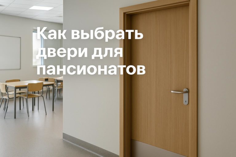 Разбираем, где в пансионате уместны двери с HPL-покрытием, что проверить в проекте и какие ошибки исключить при выборе конструкции.
