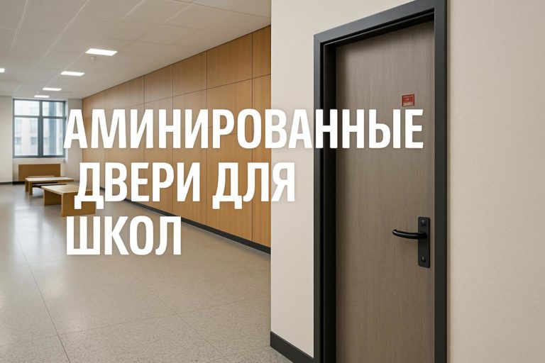 Ламинированные двери для школ — практичный выбор с точки зрения долговечности и ухода. Сравниваем с окраской и шпоном для правильного решения.