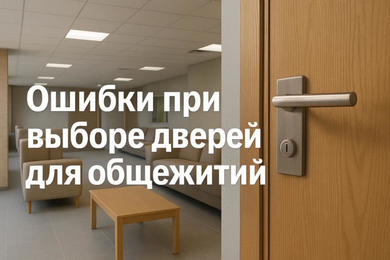 Какие ошибки допускают при выборе дверей для общежитий с HPL-покрытием и что нужно проверить в проекте, конструкции, кромке и документации.