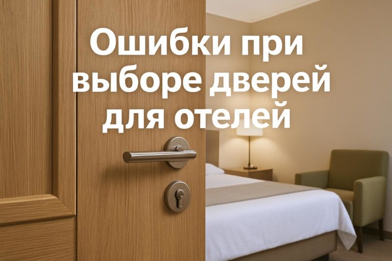 Какие ошибки допускают при выборе дверей для гостиниц с HPL-покрытием и что нужно проверить в проекте, конструкции блока и документации.