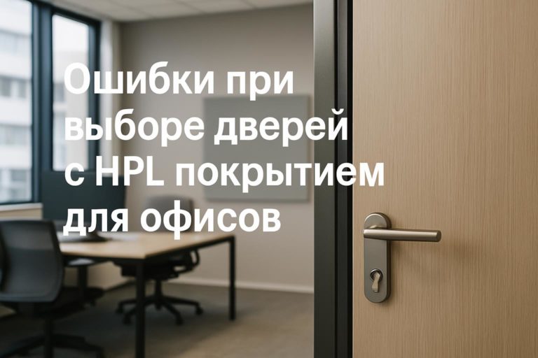 Разбираем, что проверить в офисных дверях с HPL: конструкцию полотна, кромку, основание, уборку и документы на конкретный дверной блок.