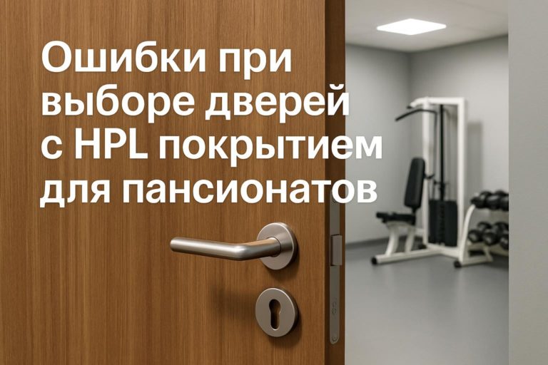 Какие ошибки допускают при выборе дверей для пансионатов с HPL-отделкой и что нужно проверить в проекте, конструкции блока, кромке и документации.