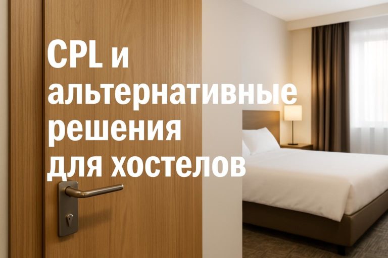 Как сравнить CPL, HPL, окраску, ПВХ и шпон для дверей в хостеле: зоны применения, риски, проверки по спецификации и документации.