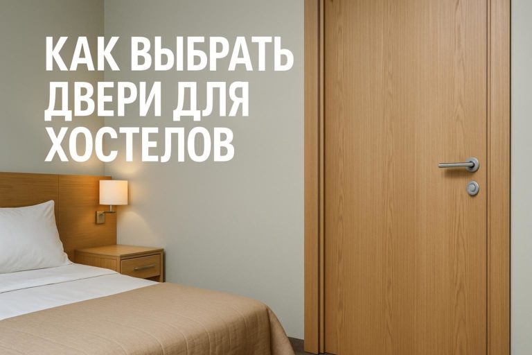 Когда двери в ПВХ-пленке подходят для хостела, а когда нужны другие решения. Практические проверки по зонам, кромкам, коробке и проектной документации.
