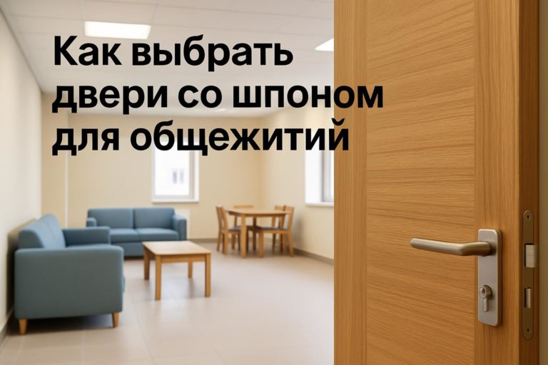 Где в общежитии уместны двери со шпоном, что проверить в проекте и какие ошибки не допустить при выборе конструкции и отделки.