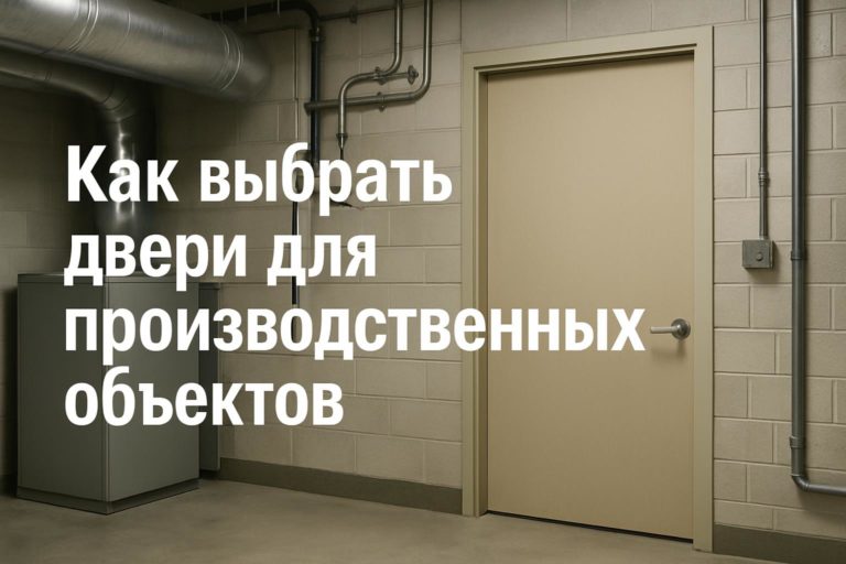 Разбираем, где уместны двери в ПВХ-пленке на производстве, что проверить в проекте, по каким зонам их выбирать и каких ошибок избегать.