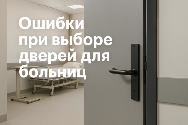 Что проверить в дверях для больниц помимо HPL: конструкцию, кромку, основание, уборку, документацию и требования по помещениям.