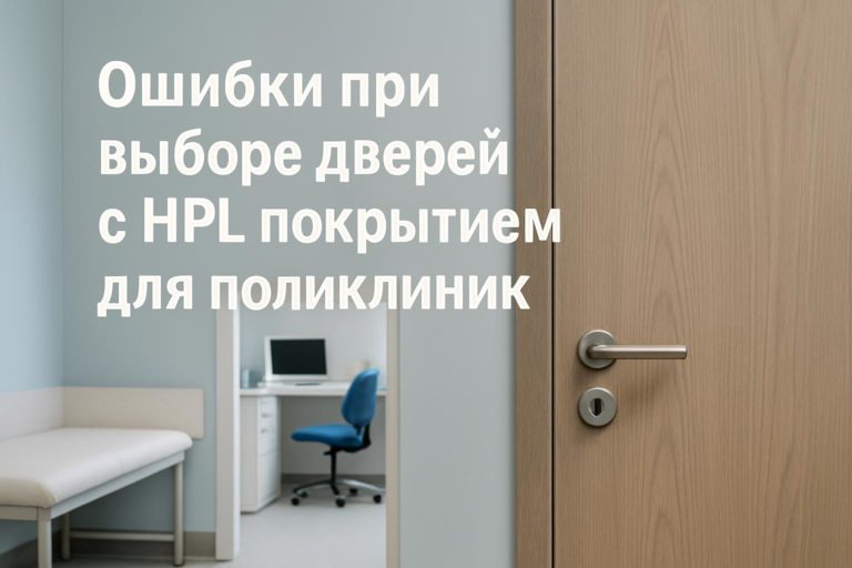 Какие ошибки допускают при выборе дверей для поликлиник с HPL-отделкой и что проверять в проекте, конструкции блока, кромке и документации.