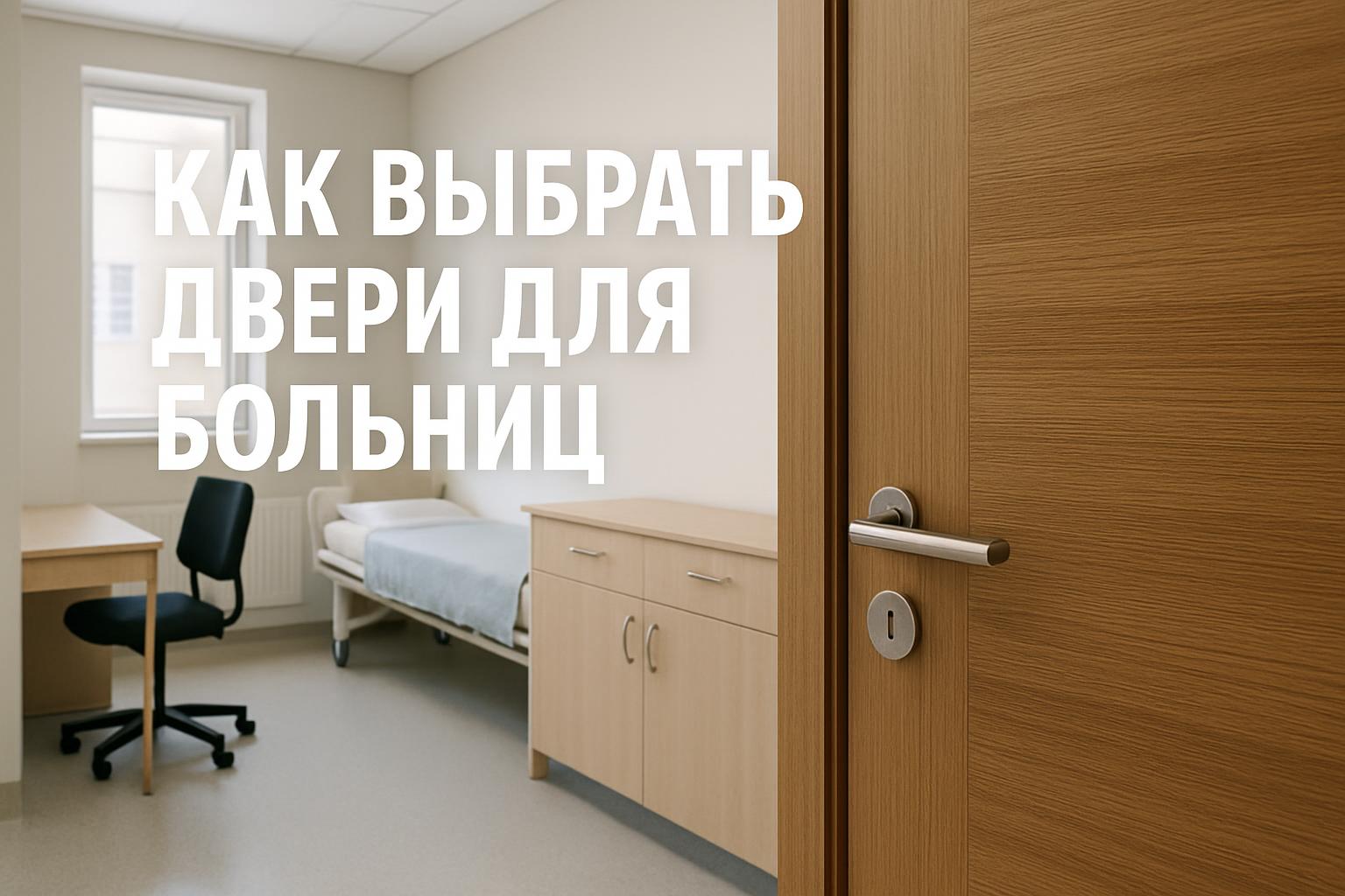 Разбираем, где в больнице уместны двери со шпоном, что проверить в проекте, какие зоны требуют другого решения и каких ошибок избегать.