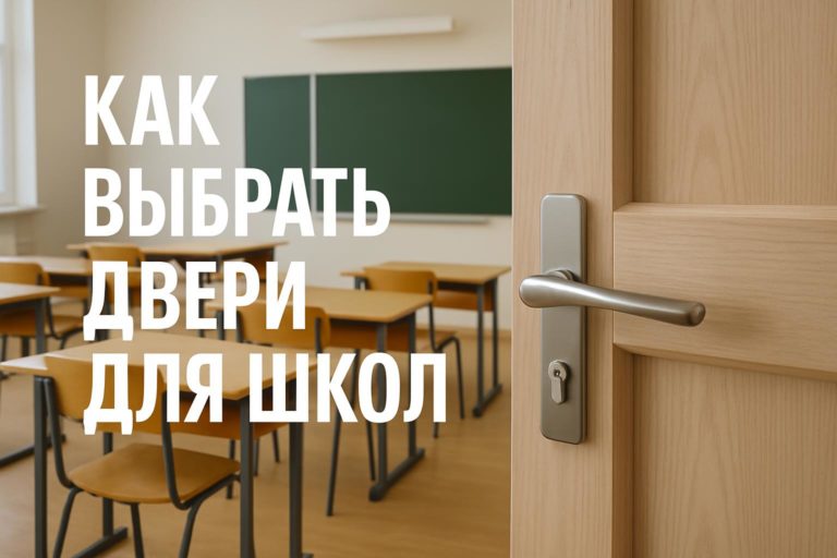 Разбираем, где в школе уместны двери с ПВХ-пленкой, что проверить в проекте и каких ошибок избегать при выборе конструкции.