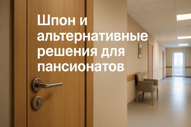 Как сравнить шпон, HPL, CPL, ПВХ и окраску для дверей в пансионате: зоны применения, проверки по проекту, кромкам, уходу и документации.