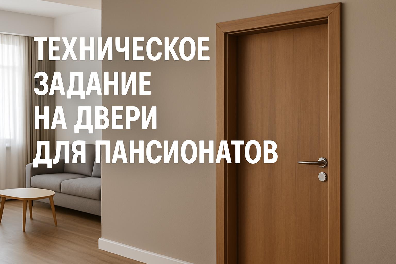 Как прописать требования к дверям для пансионатов: зоны, огнестойкость, комплектность, сертификаты, монтаж и приемка без типовых ошибок.