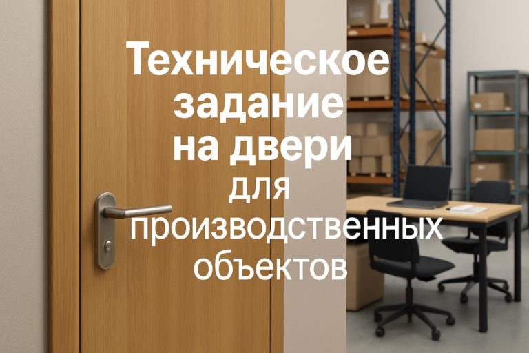 Как корректно задать в ТЗ требования к износостойкости дверей для производственных объектов: покрытие, кромки, конструкция, фурнитура и проверки по документам.