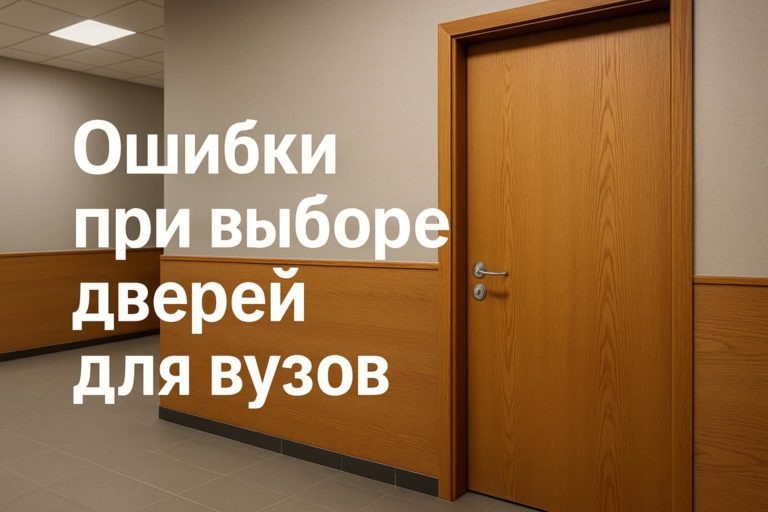 Какие ошибки допускают при выборе дверей для вузов с HPL и что проверить в проекте, конструкции, кромке, основании и документации.