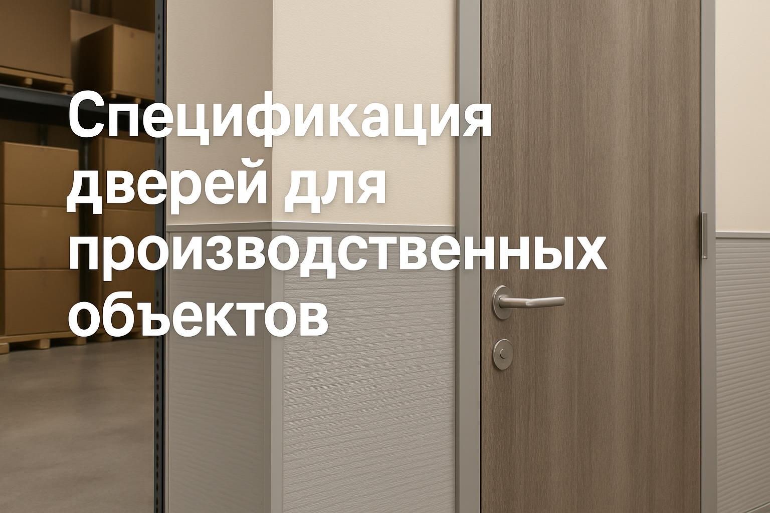 Как зафиксировать требования к противопожарным дверям для производственных объектов: что проверить в проекте, сертификатах, комплектности, монтаже и приемке.