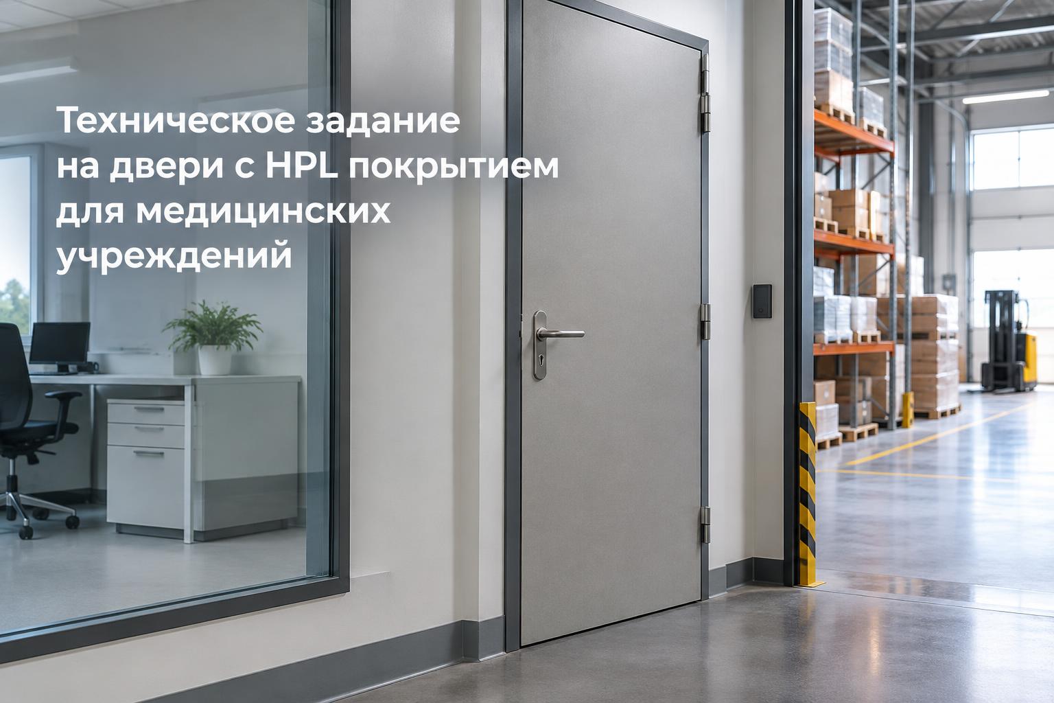Как корректно задать требования к дверям с HPL для медицинских учреждений: что проверить в проекте, по зонам, конструкции, кромке и документации.